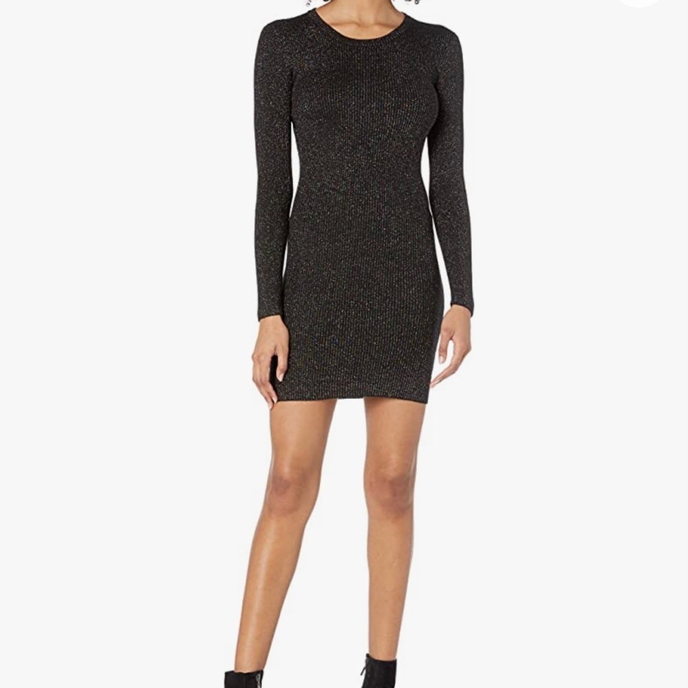 BCBGeneration Metallic Sweater Dress